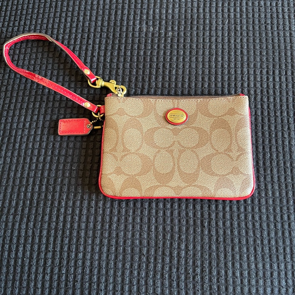 Authentic coach wristlet